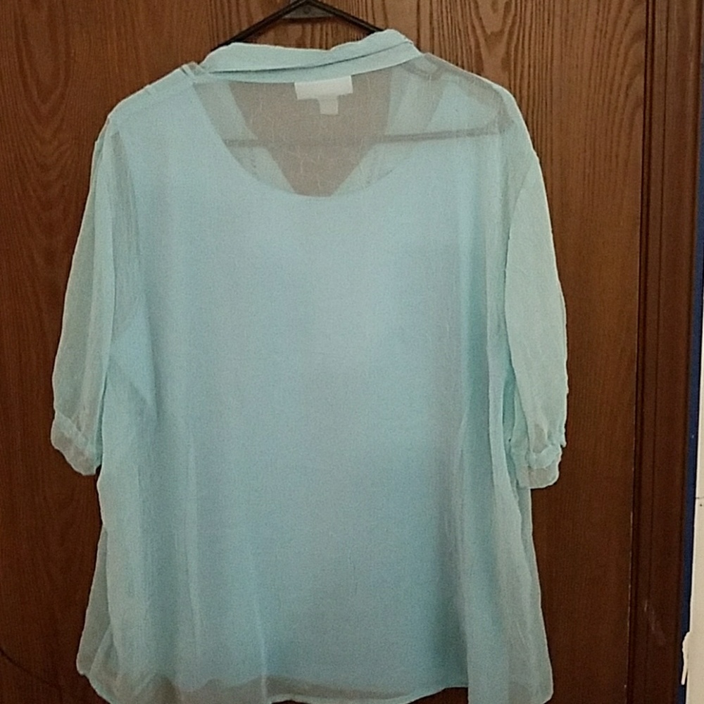 Polyester blouse 2x - Picture 2 of 3